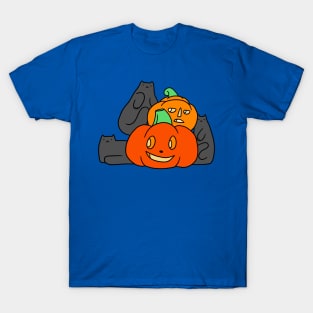 Cats and Pumpkins T-Shirt